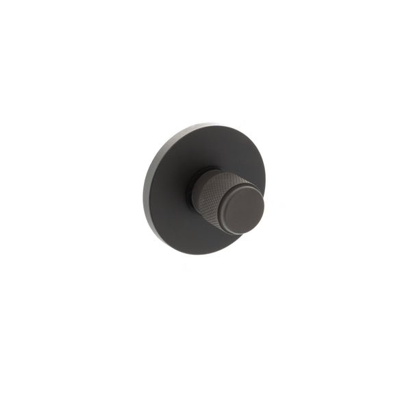 Millhouse Brass Knurled WC Turn and Release 5mm Slimline Round Rose