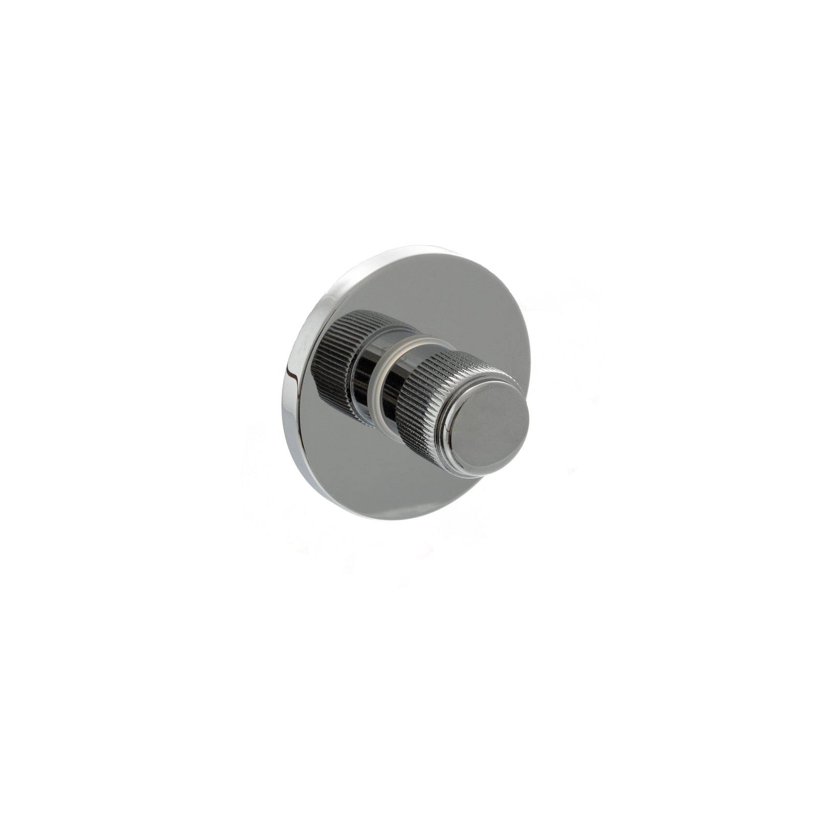 Millhouse Brass Linear WC Turn and Release 5mm Slimline Round Rose Bathroom Lock Atlantic Each Polished Chrome 