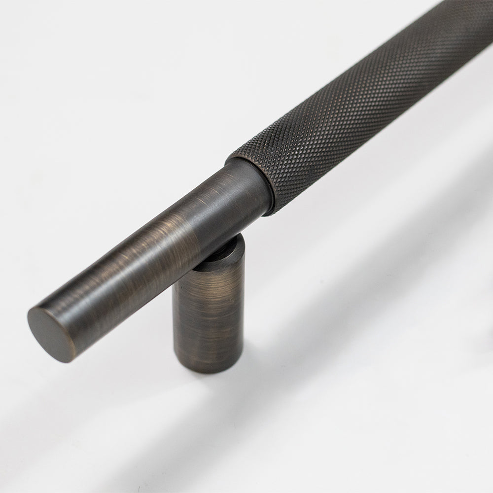 Millhouse Brass Knurled Cabinet Pull Handle