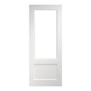 Madison White Primed Clear Bevelled Glazed Internal Door Internal Door Deanta 