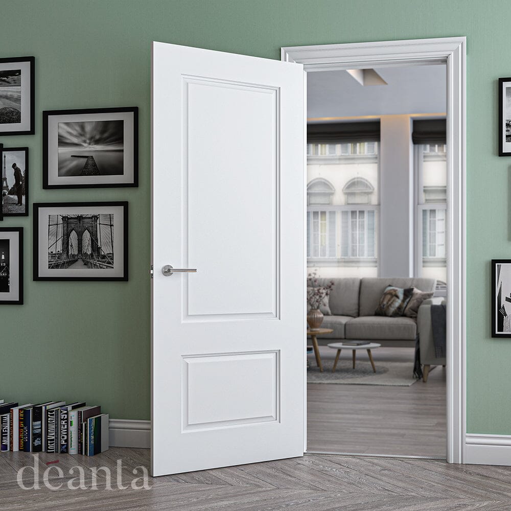 Madison White Primed Internal Door Internal Door Deanta 