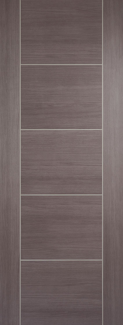 Medium Grey Laminated Vancouver Pre-Finished Internal Fire Door FD30