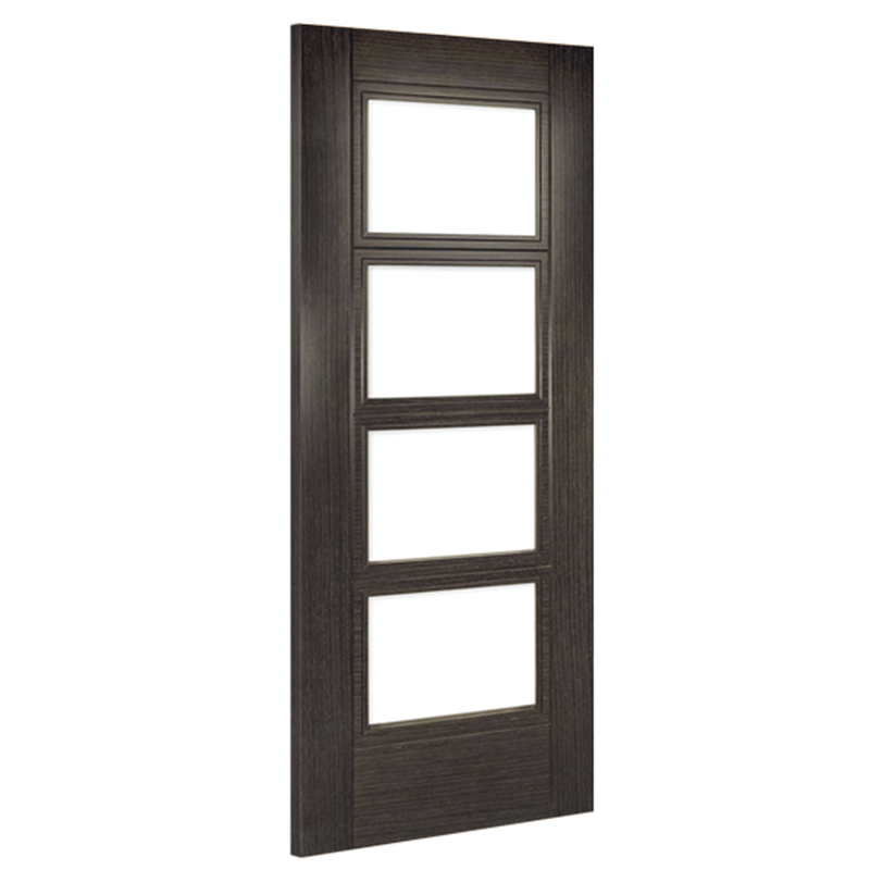 Montreal Dark Grey Ash Glazed Internal Door