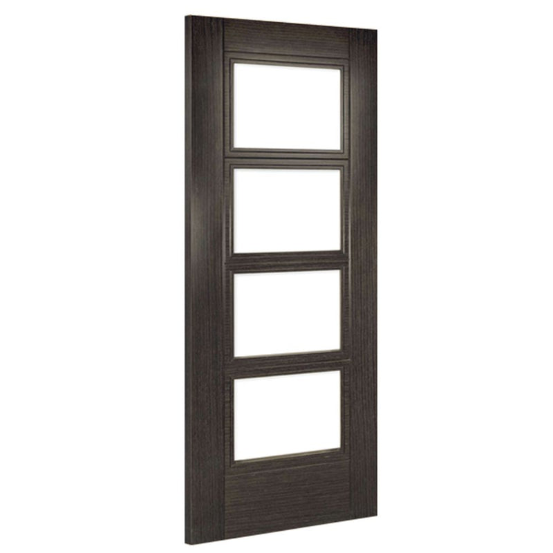 Montreal Dark Grey Ash Glazed Internal Fire Door Internal Door Deanta 