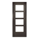Montreal Dark Grey Ash Glazed Internal Door Internal Door Deanta 