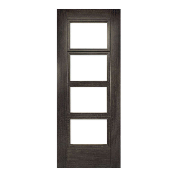 Montreal Dark Grey Ash Glazed Internal Door