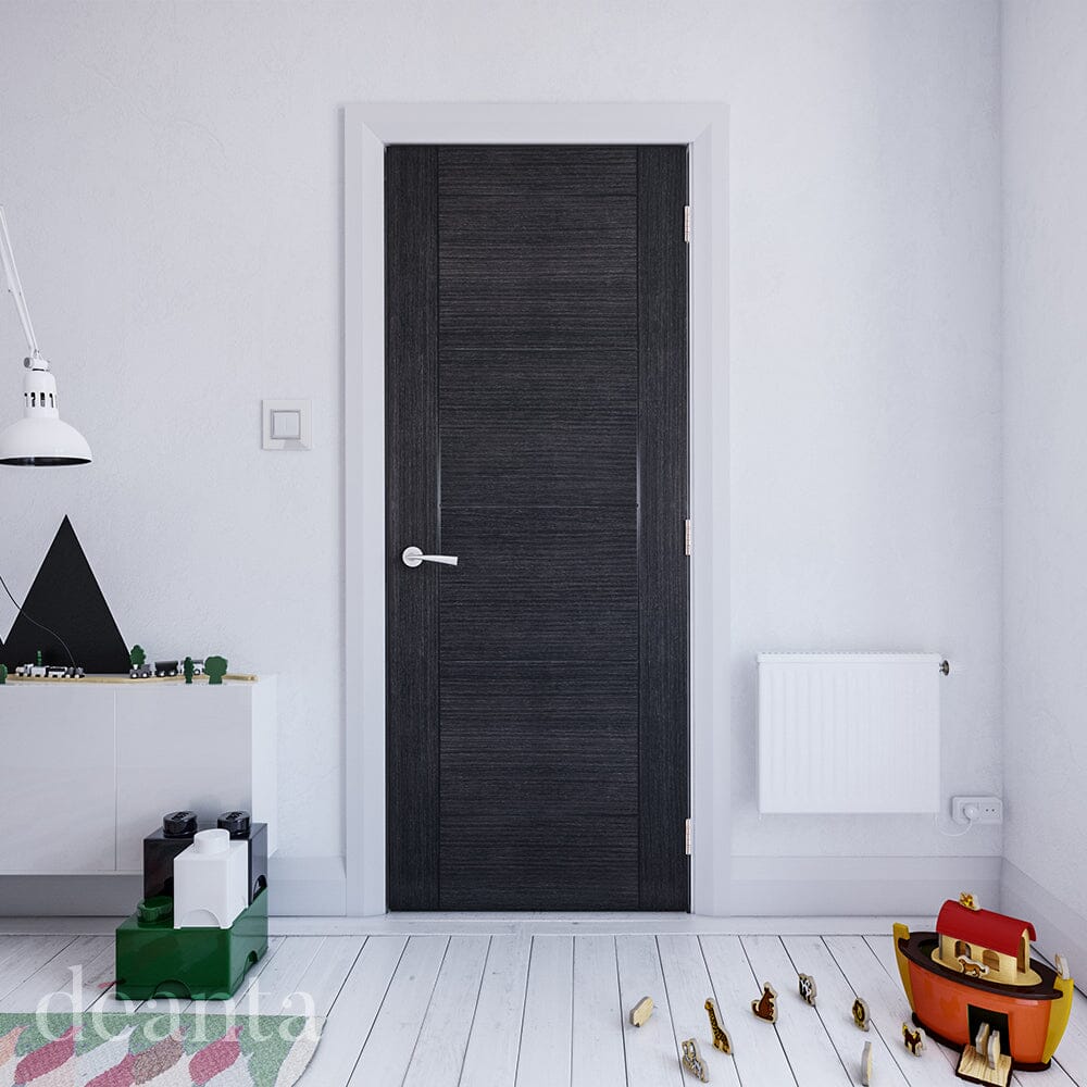 Montreal Dark Grey Ash Internal Fire Door Internal Door Deanta 