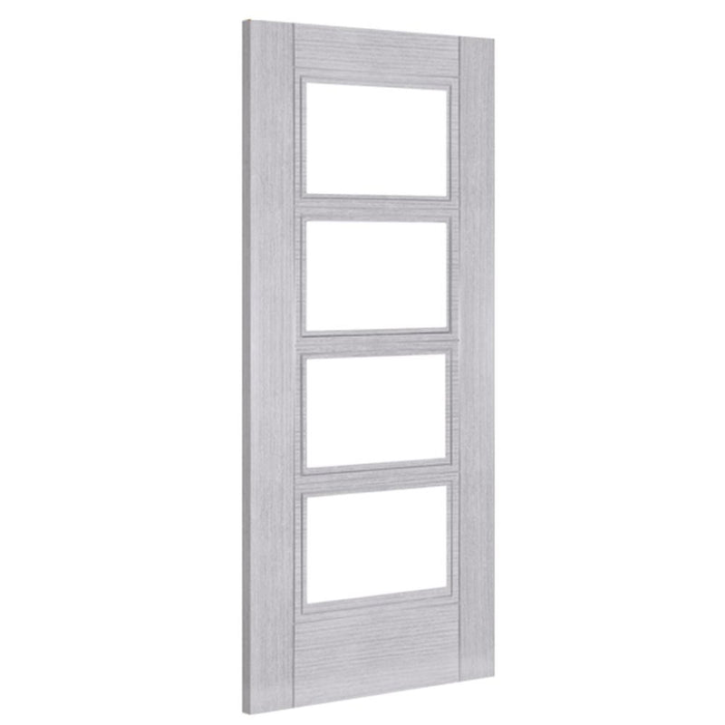 Montreal Light Grey Ash Glazed Internal Door Internal Door Deanta 