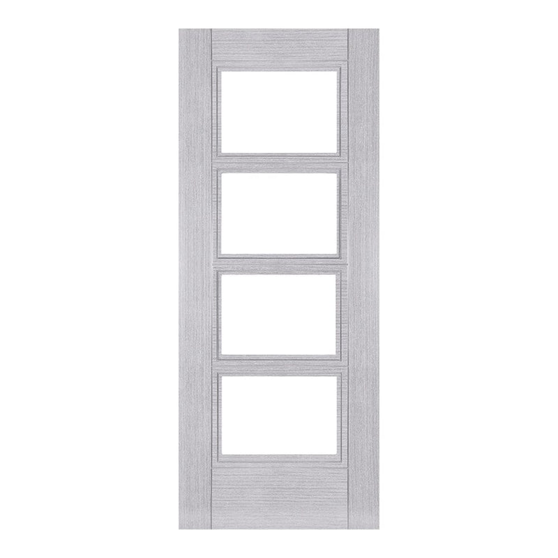 Montreal Light Grey Ash Glazed Internal Fire Door Internal Door Deanta 