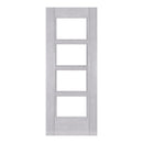 Montreal Light Grey Ash Glazed Internal Door Internal Door Deanta 