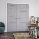 Montreal Light Grey Ash Internal Fire Door Internal Door Deanta 