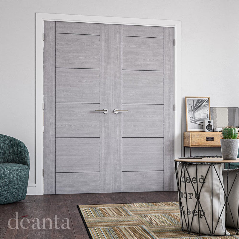 Montreal Light Grey Ash Internal Fire Door Internal Door Deanta 