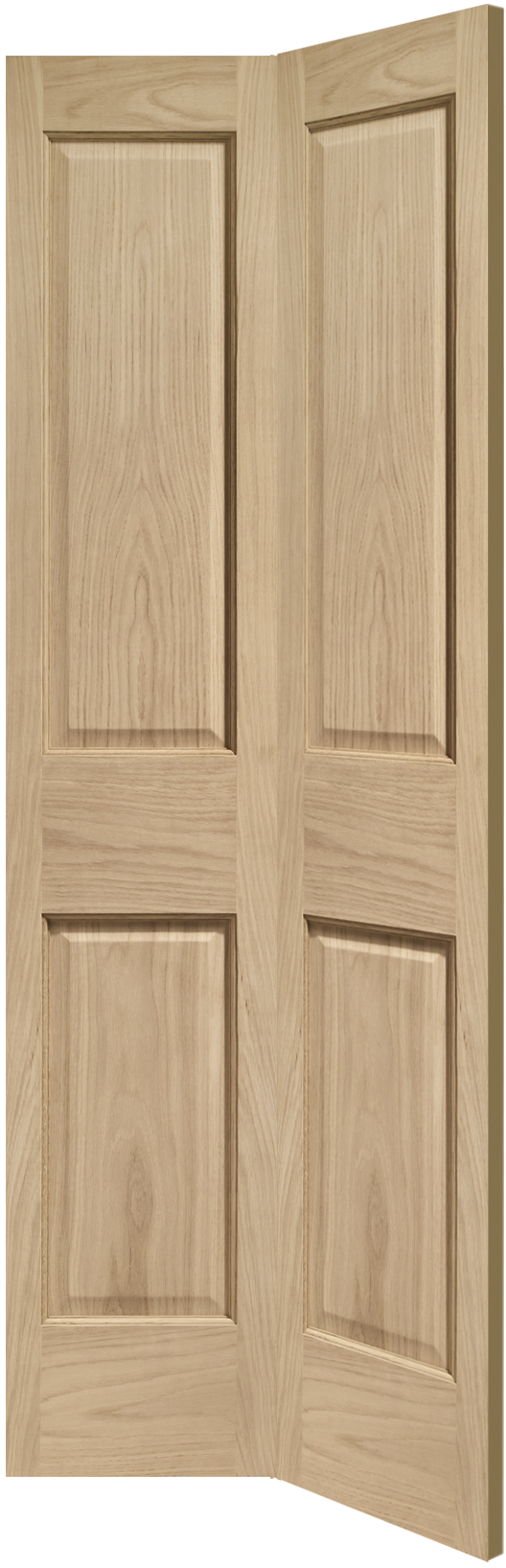 Victorian 4 Panel Bifold Internal Oak Door