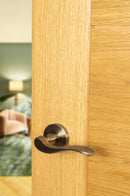 Old English Warwick Lever Round Rose in Antique Brass Lever on Round Rose Atlantic 