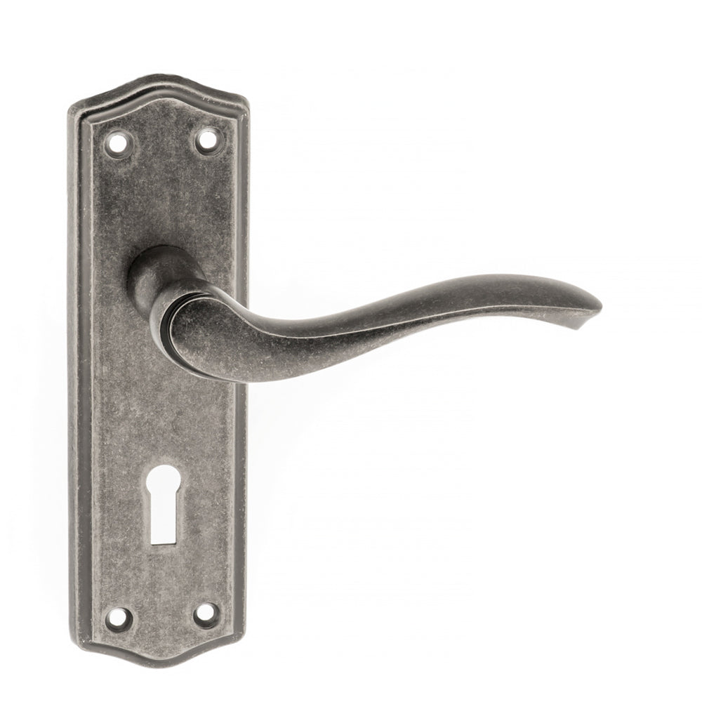 Old English Warwick Key Lever Backplate