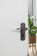 Old English Warwick WC Lever Backplate (Latch & Hinges Included) Lever on Backplate Atlantic 