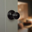 Old English Ripon Solid Brass Reeded Mortice Knob Concealed Fix Rose
