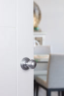 Old English Ripon Solid Brass Reeded Mortice Knob Concealed Fix Rose (Latch & Hinges Included) Door Knob Atlantic 