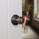 Old English Ripon Solid Brass Reeded Mortice Knob Concealed Fix Rose