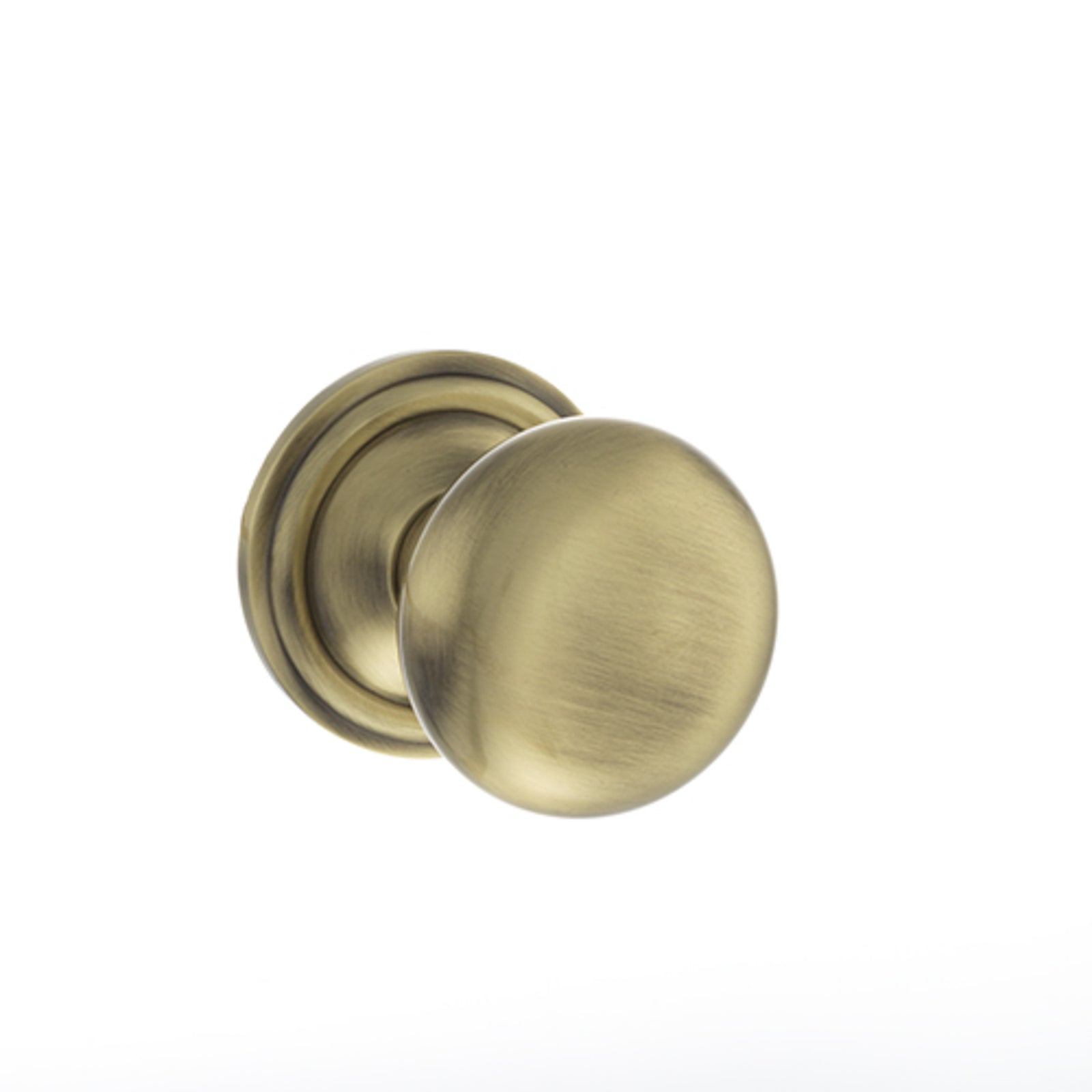 Old English Harrogate Solid Brass Mushroom Mortice Knob Concealed Fix Rose