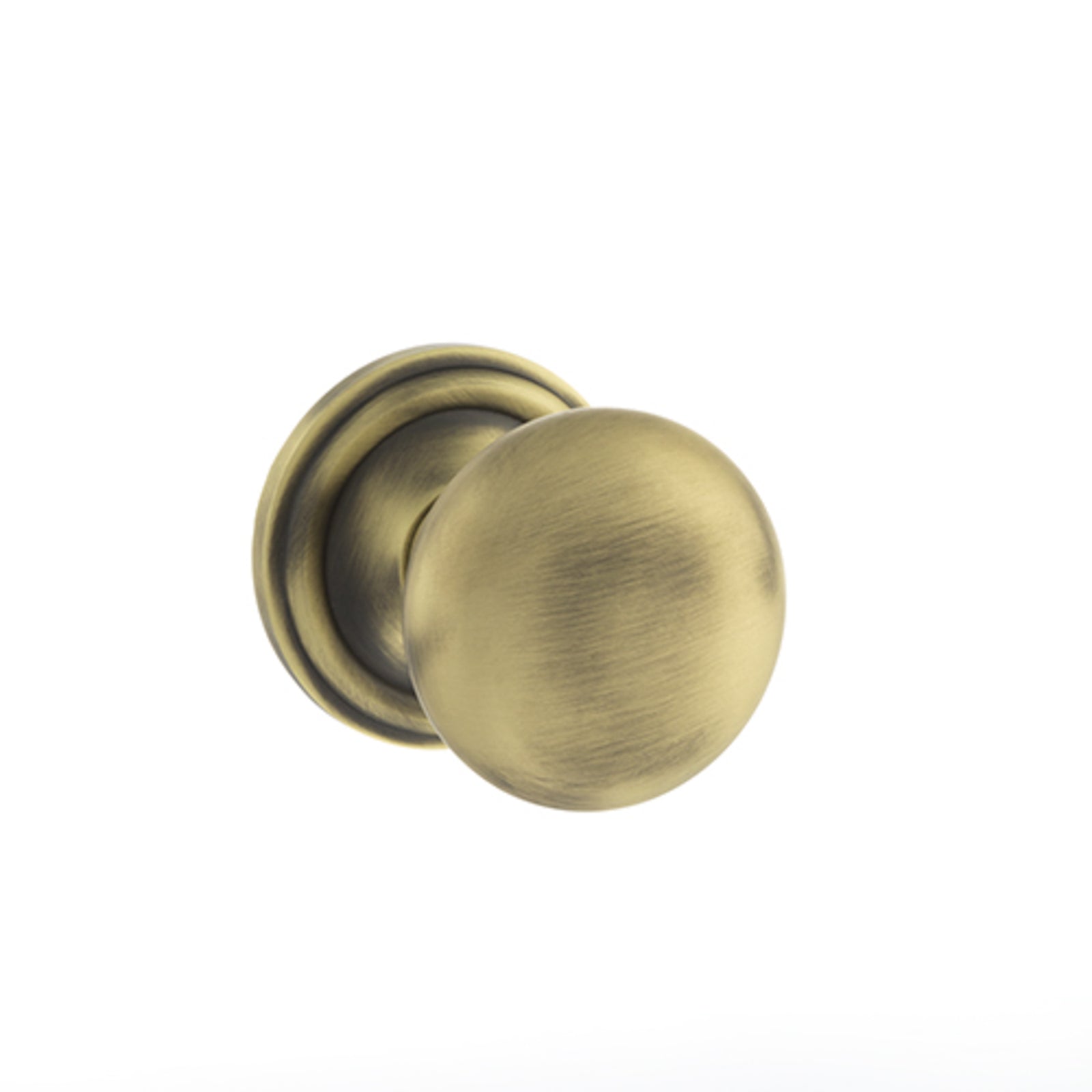 Old English Harrogate Solid Brass Mushroom Mortice Knob Concealed Fix Rose