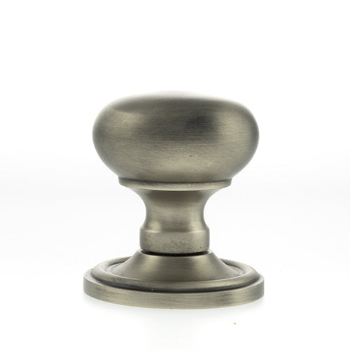 Old English Harrogate Solid Brass Mushroom Mortice Knob Concealed Fix Rose