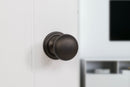 Old English Harrogate Solid Brass Mushroom Mortice Knob Concealed Fix Rose (Latch & Hinges Included) Mortice Knob Atlantic 