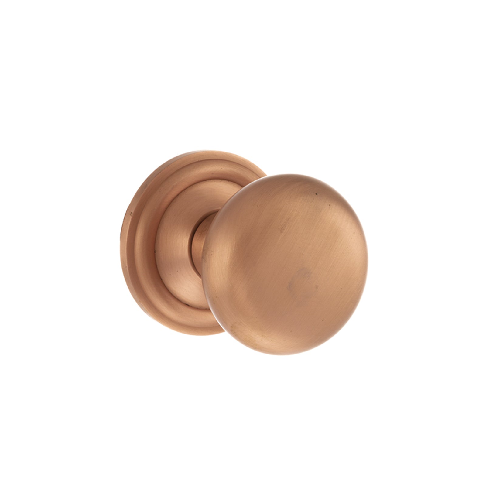 Old English Harrogate Solid Brass Mushroom Mortice Knob Concealed Fix Rose