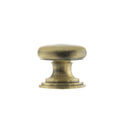 Old English Lincoln Solid Brass Victorian Cabinet Knob Concealed Fix