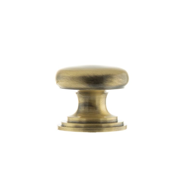 Old English Lincoln Solid Brass Victorian Cabinet Knob Concealed Fix