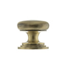 Old English Lincoln Solid Brass Victorian Cabinet Knob Concealed Fix