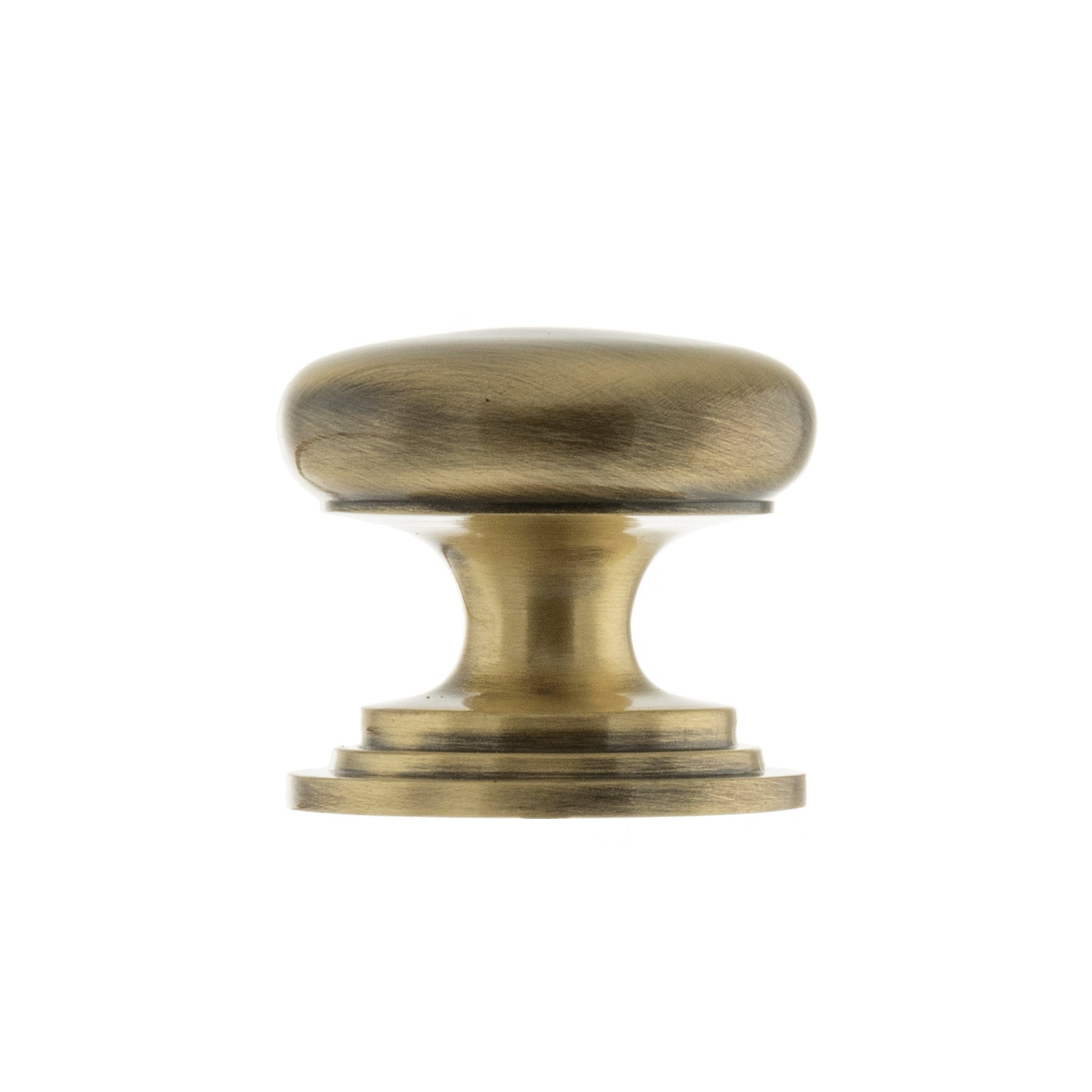 Old English Lincoln Solid Brass Victorian Cabinet Knob Concealed Fix (Latch & Hinges Included) Door Knob Atlantic 38mm Antique Brass 