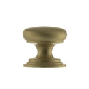 Old English Lincoln Solid Brass Victorian Cabinet Knob Concealed Fix