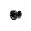 Old English Solid Brass Oval WC Turn and Release Bathroom Lock Atlantic Each Black Nickel 