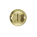 Old English Solid Brass Oval WC Turn and Release Bathroom Lock Atlantic 