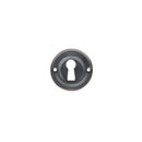 Old English Solid Brass Open Key Hole Escutcheon