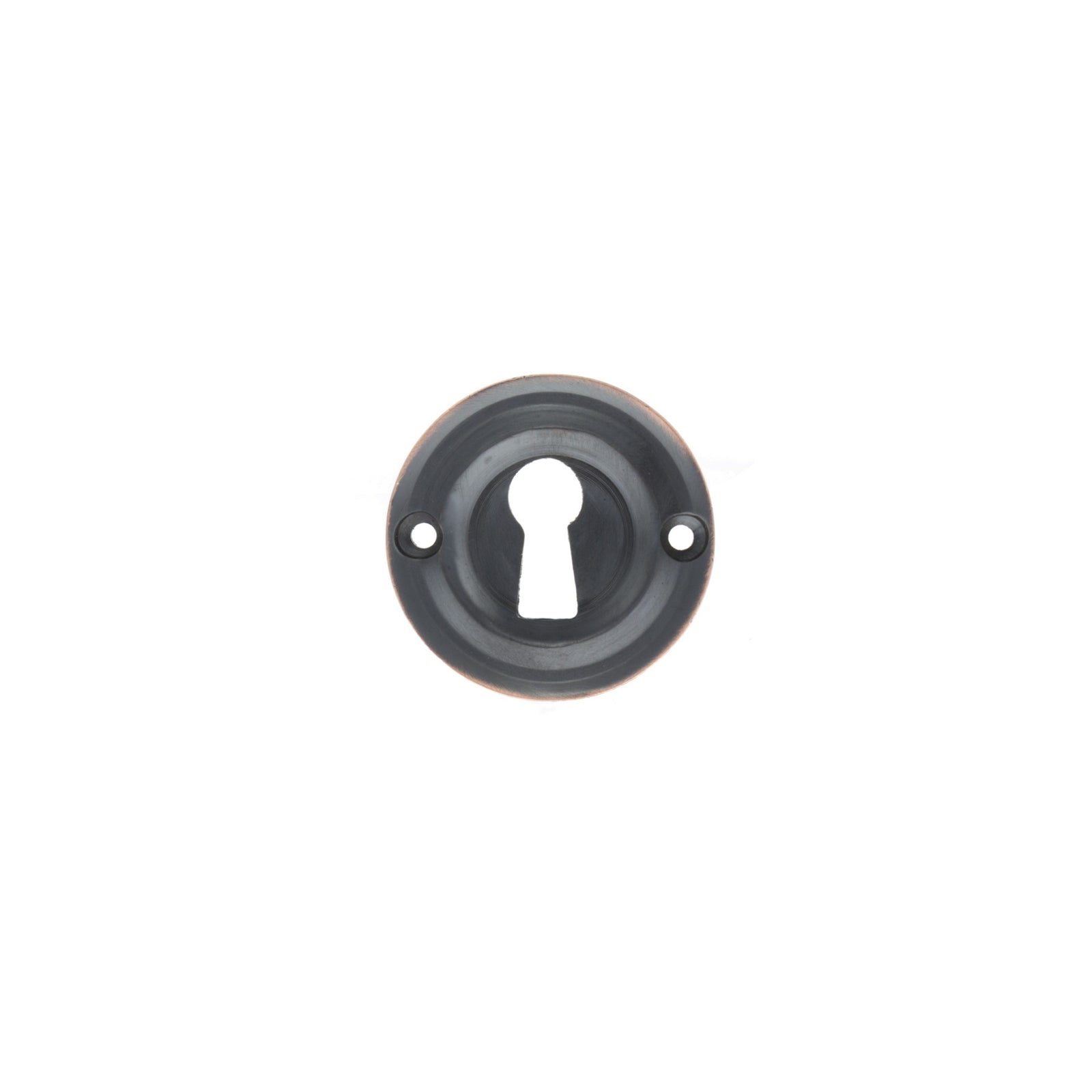 Old English Solid Brass Open Key Hole Escutcheon