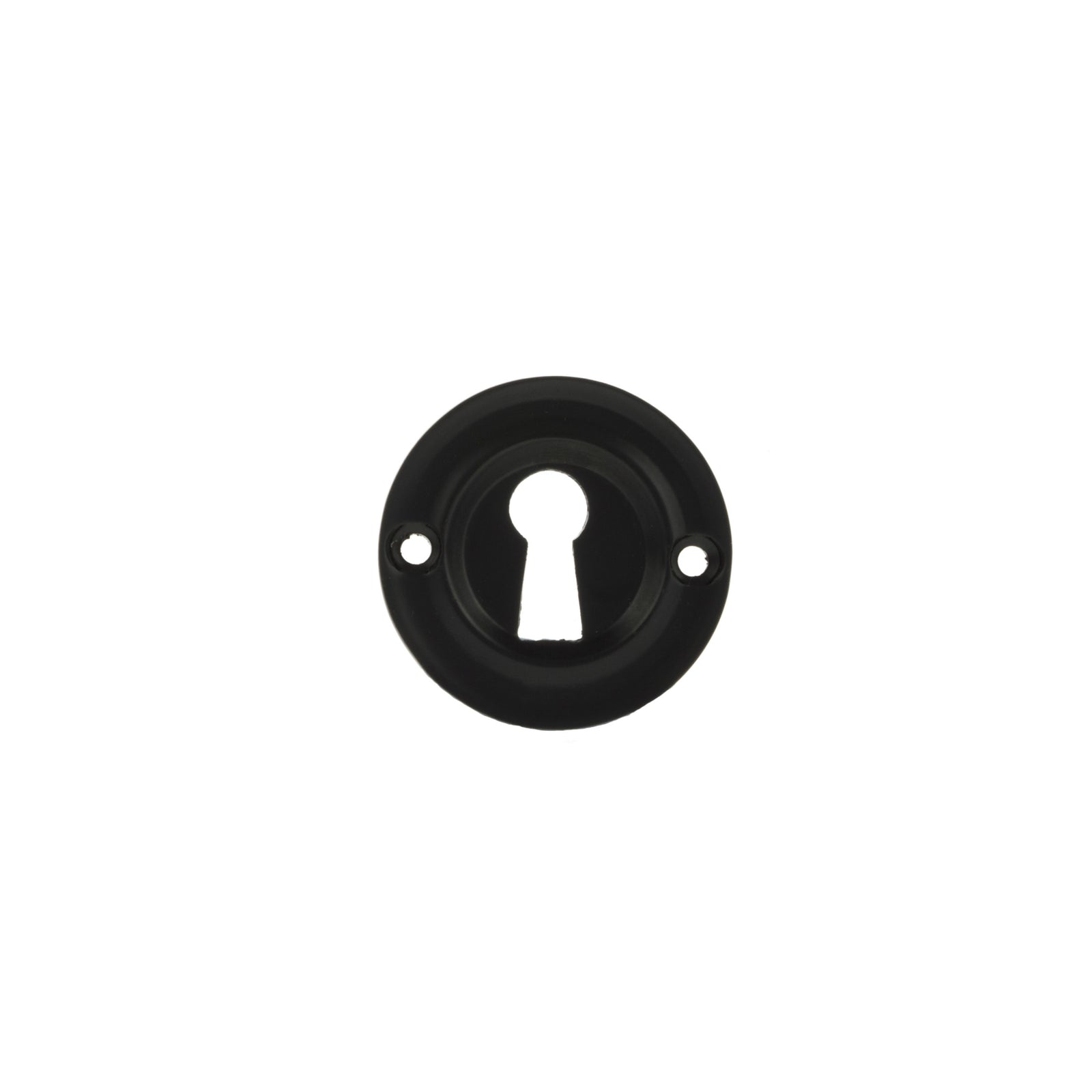 Old English Solid Brass Open Key Hole Escutcheon
