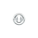 Old English Solid Brass Open Key Hole Escutcheon