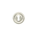 Old English Solid Brass Open Key Hole Escutcheon