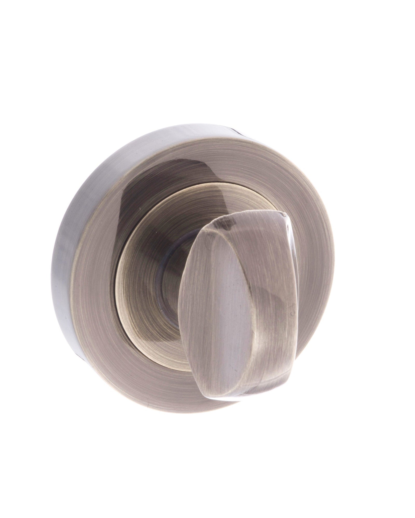 Old English WC Turn and Release in Antique Brass Bathroom Lock Atlantic 