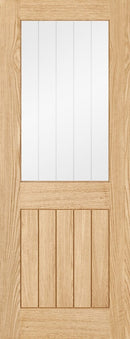 Oak Belize 1 Light Pre-Finished Internal Door Internal Door LPD Doors 