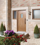 Oak Cottage Glazed 1 Light Unfinished External Door External Door LPD Doors 
