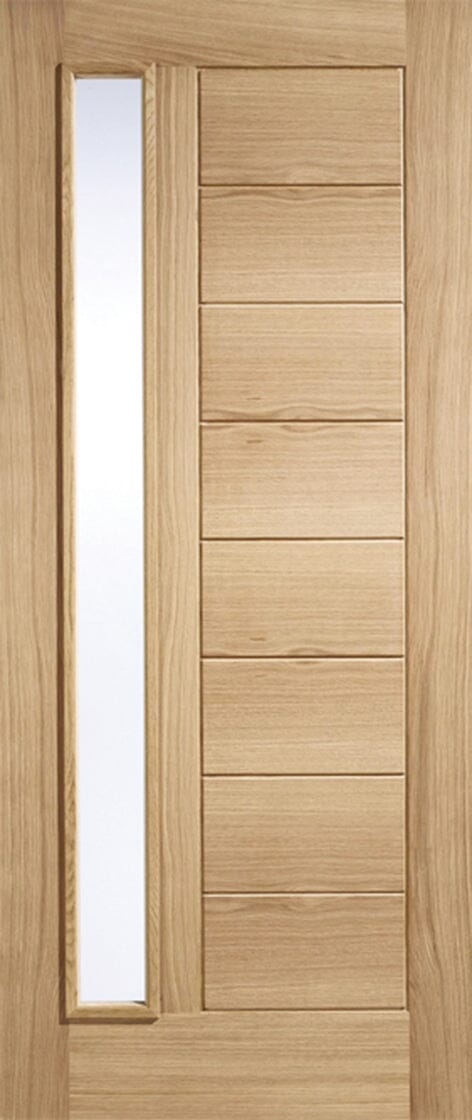Oak Goodwood Glazed 1 Light Unfinished External Door External Door LPD Doors 
