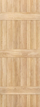Oak Ledged Unfinished Internal Door Internal Door LPD Doors 