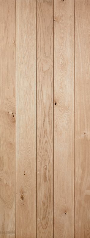 Oak Ledged Unfinished Internal Door Internal Door LPD Doors 