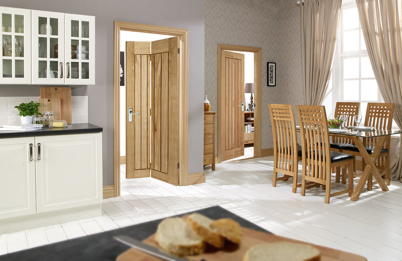 Oak Mexicano Bifold Internal Bifold Door