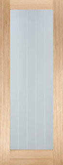 Oak Mexicano Pattern 10 Glazed Unfinished Internal Door Internal Door LPD Doors 