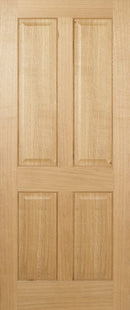 Oak Regency 4 Panel Pre-Finished Internal Fire Door FD30 Internal Fire Door LPD Doors 