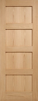 Shaker Oak 4 Panel Pre-Finished Internal Fire Door FD30 Internal Fire Door LPD Doors 